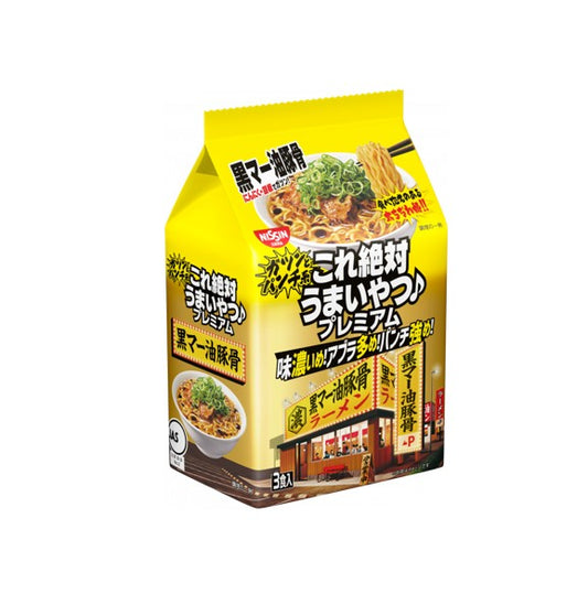 Nissin Premium Black Garlic Oil Tonkotsu Ramen