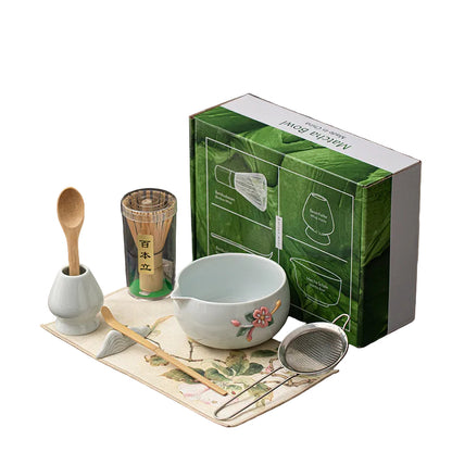 Bamboo Matcha Whisk Gift Set (8 PCS)