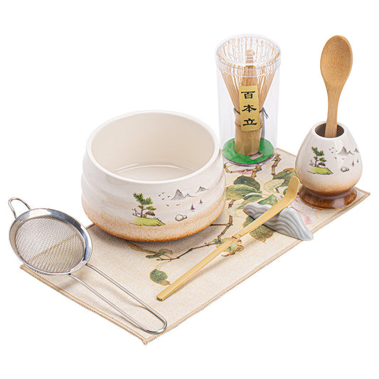 Bamboo Matcha Whisk Gift Set (8 PCS)