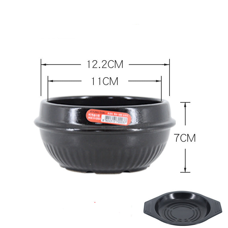 Kyung San Korean Stone Bowl with Tray