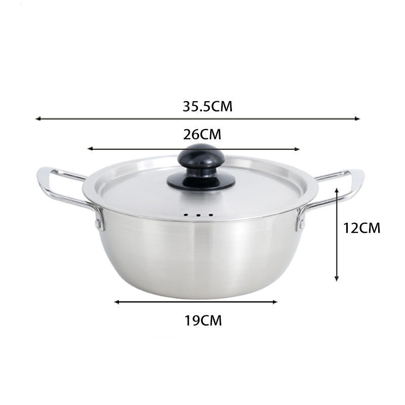Korean's Style Stainless Steel Ramen Pot