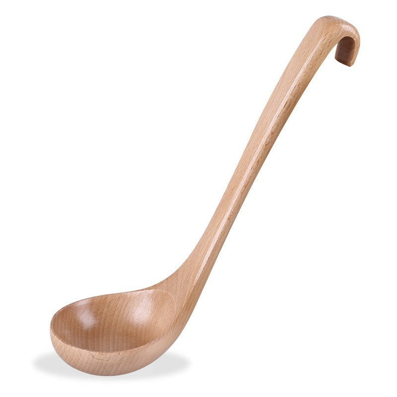 Japanese Wooden Soup Ladle