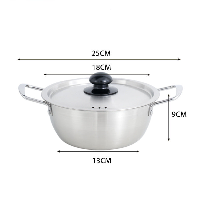 Korean's Style Stainless Steel Ramen Pot