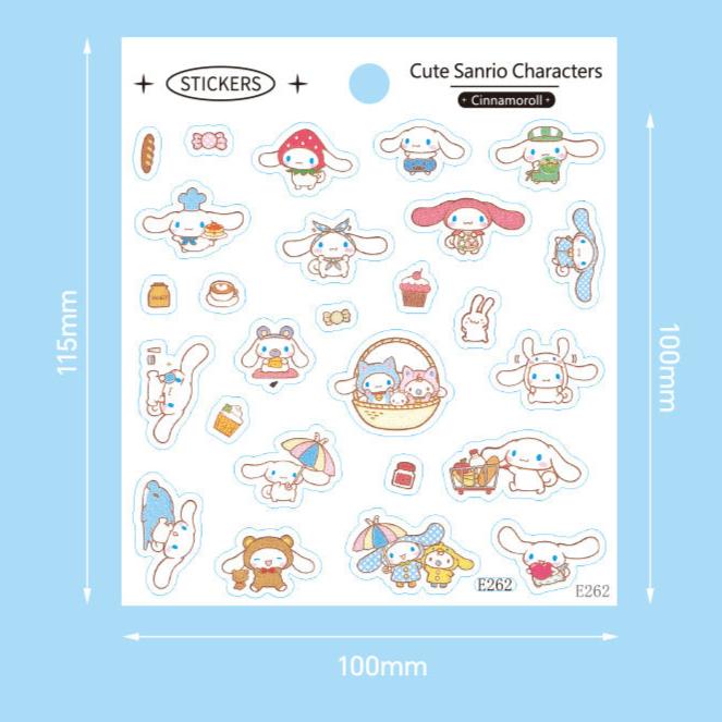 Cute Sanrio Sticker (1 Sheet)