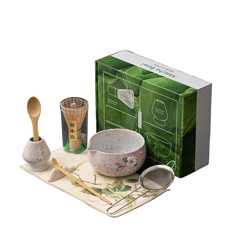 Bamboo Matcha Whisk Gift Set (8 PCS)