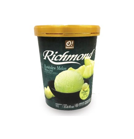 O! Dessert Richmond Honeydew Melon Ice Cream (1L)