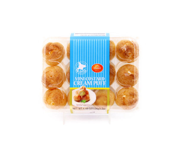 Mini choux à la crème anglaise à l'orange (126 g)