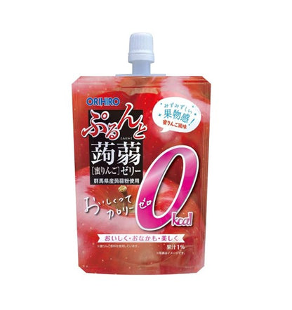 Orihiro Konjac Jelly 0kcal Honey Apple (130G)