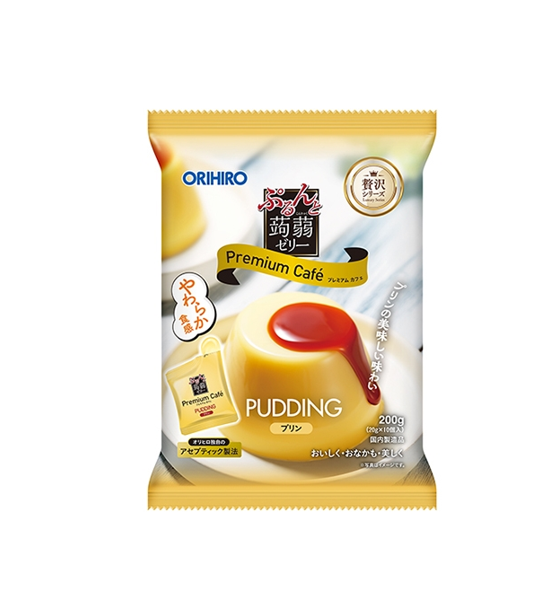 Orihiro Konjac Jelly Pouch Premium Cafe Pudding
