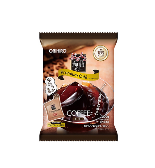 Orihiro Konjac Jelly Pouch Premium Cafe Coffee