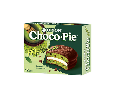 Orion Choco Pie Matcha [Best Before Date: 2027.03.27]