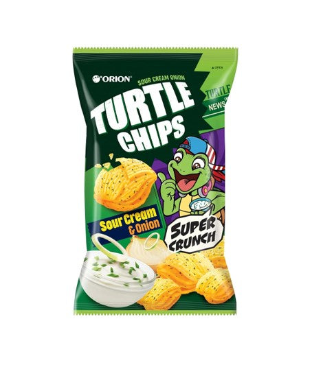 Orion Turtle Chips Sour Cream & Onion (160G)