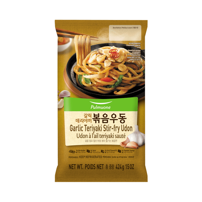 Pulmuone Garlic Teriyaki Stir-Fry Udon (425G)