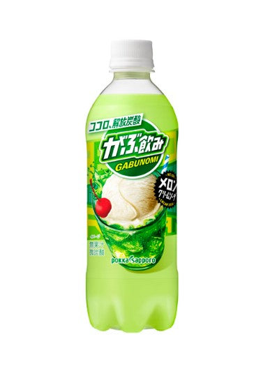 Pokka Sapporo Gabunomi Melon Cream Soda (500ML)