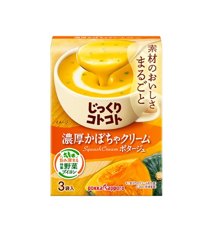 Soupe à la crème de courge et de citrouille Pokka Sapporo (63,6G)