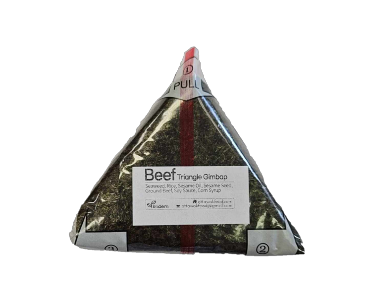 Meat Triangle RFG: Rodem Beef Triangle Gimbap – Hungry Ninja