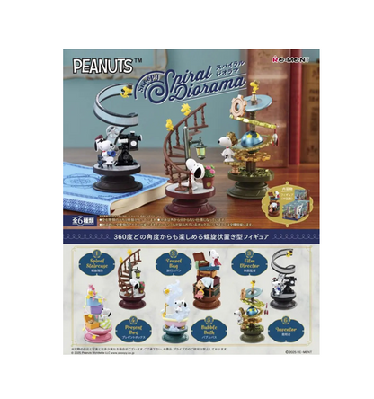 Re-Ment Peanuts Snoopy Diorama en spirale