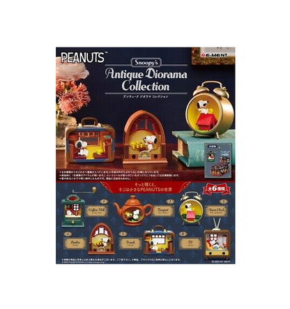 Collection de dioramas antiques de Snoopy de Re-Ment Peanuts