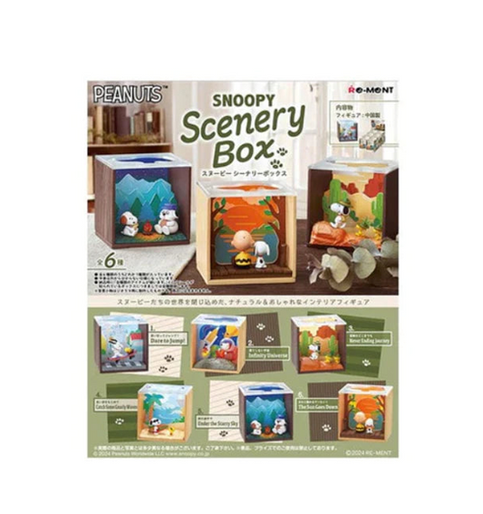 Re-Ment Peanuts Snoopy Scenery Box