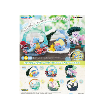 Collection de dioramas circulaires Pokémon Re-Ment