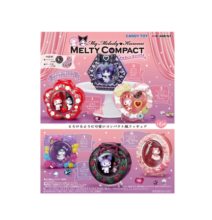 Re-Ment My Melody Kuromi Poudrier fondant