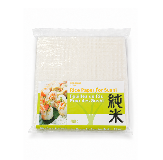 寿司用ライスペーパー (400G) [賞味期限: 2028.01.01]