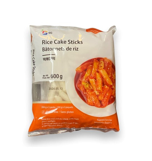 SG Gluten Free Topokki Rice Cake Stick (600G)
