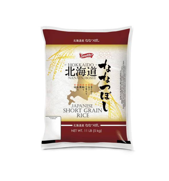 Shirakiku Hokkaido Nanatsuboshi Japanese Short Grain Rice (5KG)