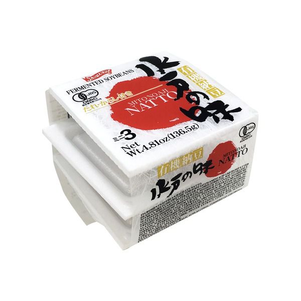 Shirakiku Organic Mino No Aji Natto (3 Boxes/136.5G)