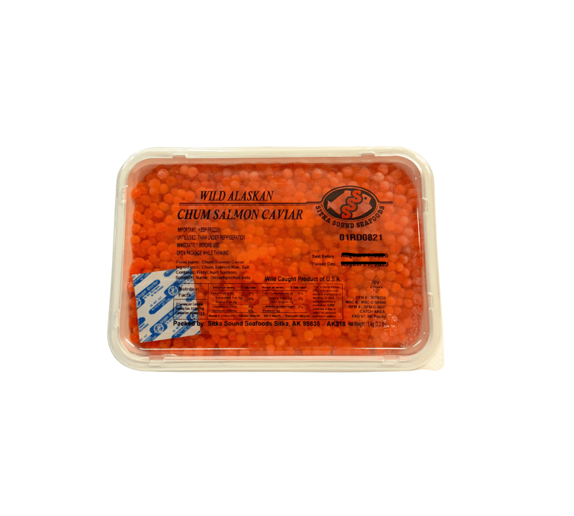 Stika Sound Seafood Wild Alaskan Ikura Chum Salmon Caviar (1KG)