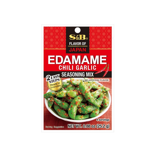 S&B Chili Garlic Edamame Seasoning Mix (25.2G)