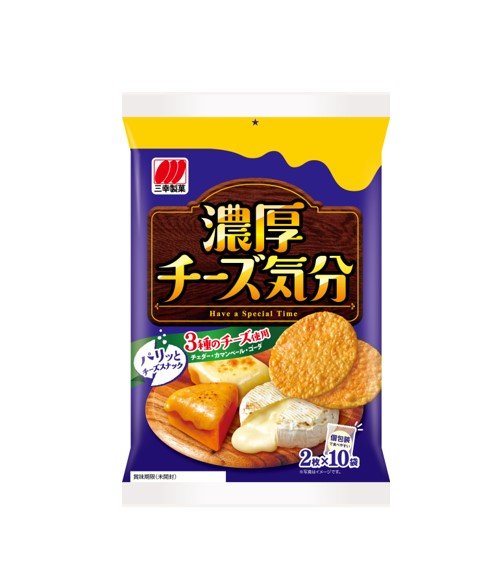 Sanko Cheese Senbei Rice Crackers (91.4G)