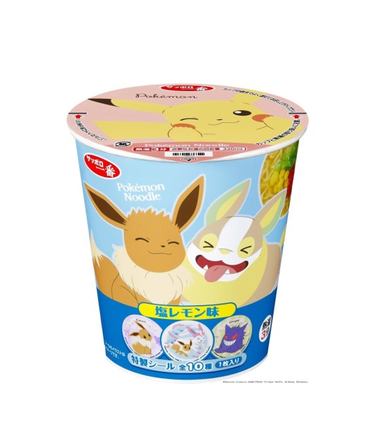 Sapporo Ichiban Pokémon Noodle Salt Lemon (65G)