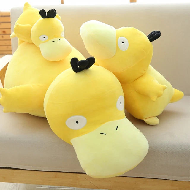 Peluche Pokémon Psyduck allongée et paresseuse