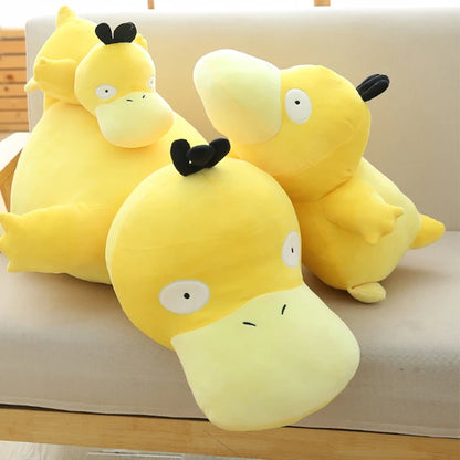 Peluche Pokémon Psyduck allongée et paresseuse