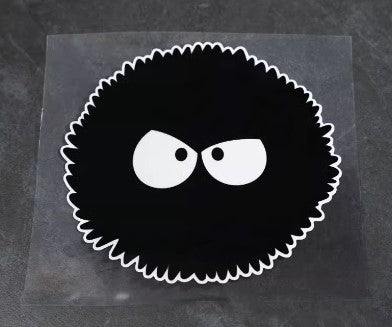 Spirited Away Angry Charcoal Ball Car Sticker (1 Piece)