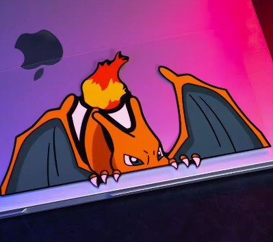 Pokémon Sneak Peak Charizard Car Sticker (1 Piece)