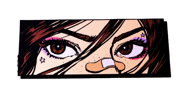 Autocollant en vinyle JDM Anime « Je te regarde » (1 pièce)