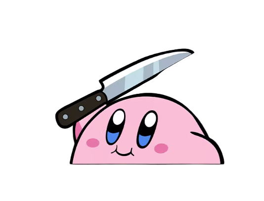 Kirby and Boo Vinyl Sticker (1 Piece)