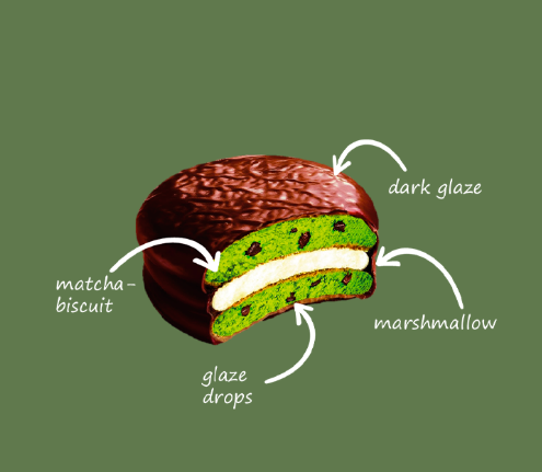 Orion Choco Pie Matcha [Best Before Date: 2027.03.27]