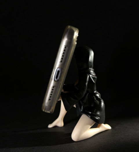 Mystic Hooded Figure Pen/Phone Holder