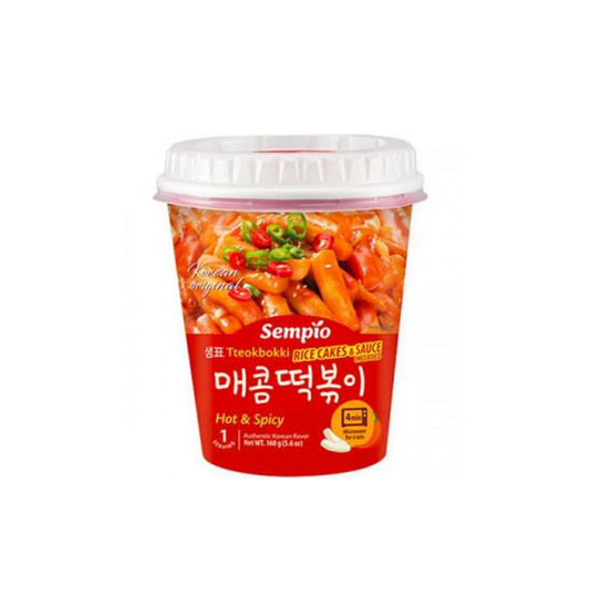 Sempio Tteokbokki Rice Cake Hot & Spicy (160G)