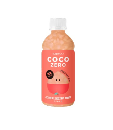 シュガーロロ ココゼロ ピーチ (340ML) [賞味期限: 2027.02.09