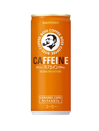 Suntory Boss Caffeine Caramel Cafe (245G)