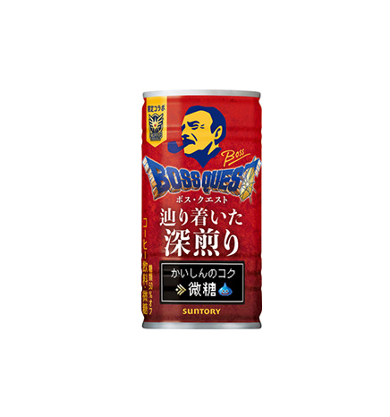 Café Suntory Boss Quest Deep Roast, deuxième édition (185 g)