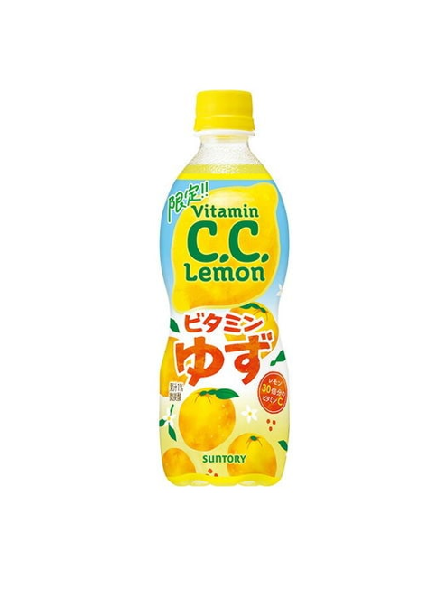 Suntory C.C. Lemon Vitamin Yuzu (500ML) [Best Before Date: 2026.11.01]