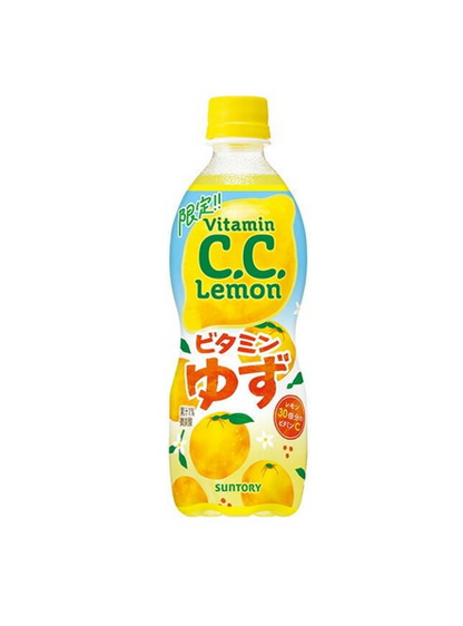 Suntory C.C. Lemon Vitamin Yuzu (500ML) [Best Before Date: 2026.11.01]