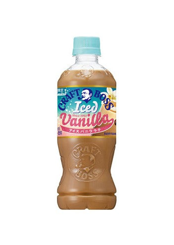 Latte glacé à la vanille Suntory Craft Boss (500 ml)