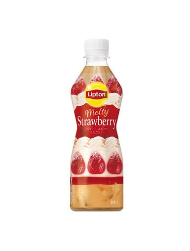 Suntory Lipton Melty Strawberry Milk Tea (450ML)