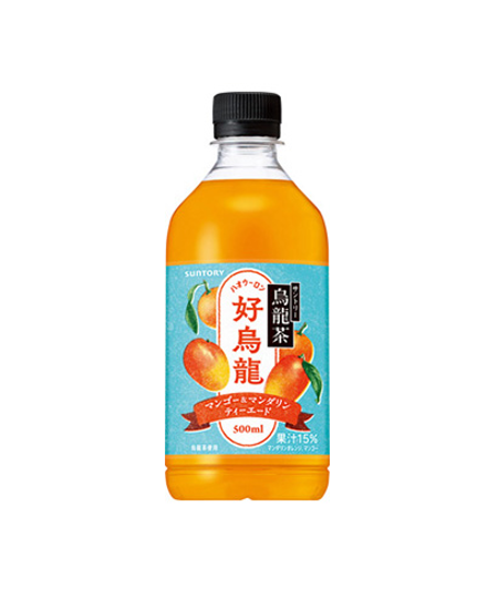 Suntory Oolong Tea Mango & Mandarin Orange (500ML) [Best Before Date: 2026.06]
